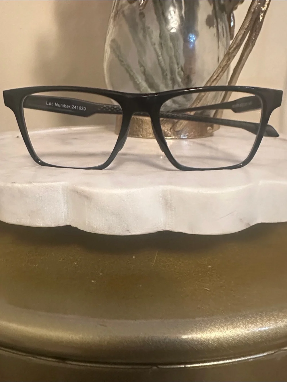 Matte Black Rectangular Prescription Glasses